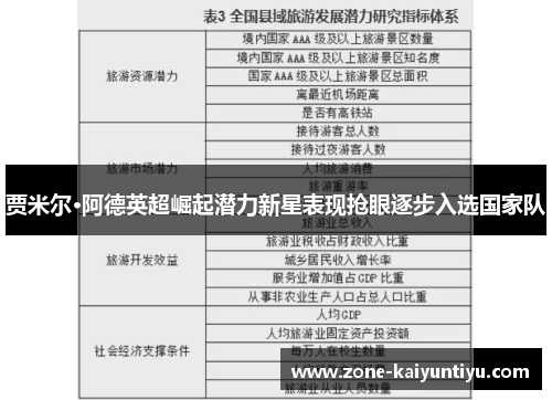 贾米尔·阿德英超崛起潜力新星表现抢眼逐步入选国家队